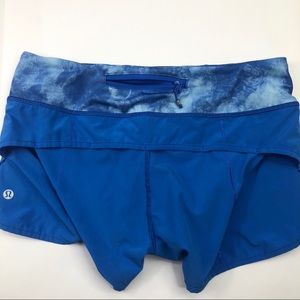 Lululemon women’s 6 blue speed short